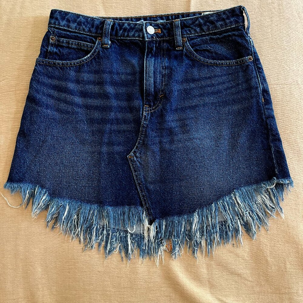 We the Free Mini Jean Skirt